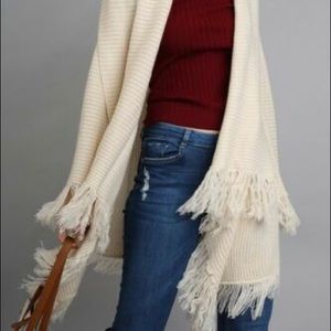 Knit Fringe Cardigan